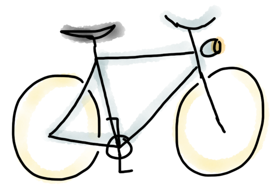 Zeichnung: Fahrrad