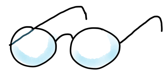 Zeichnung: Brille