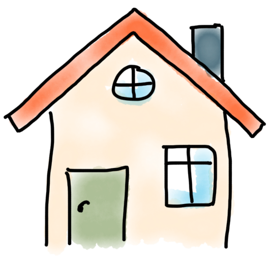 Zeichnung: Haus